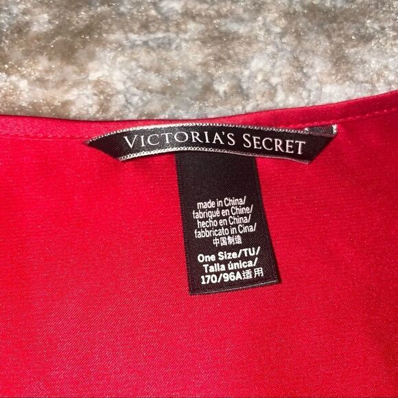 🏷️ 5 for $25 - VICTORIA'S Secret Love Silky Slip Kimono Robe - Picture 6 of 7